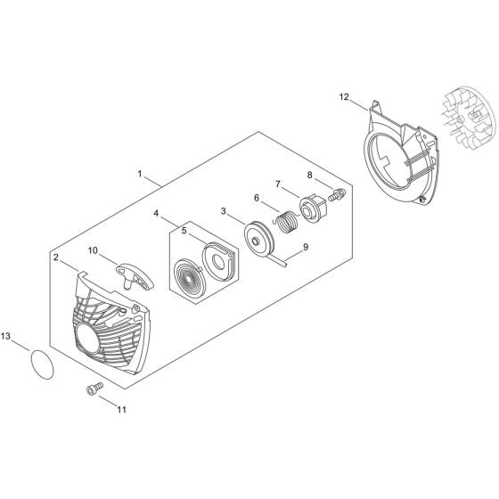 Recoil Starter for ECHO CS-420ES Chainsaw