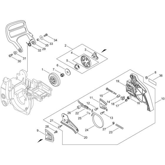 Chain Brake for ECHO CS-420ES Chainsaw