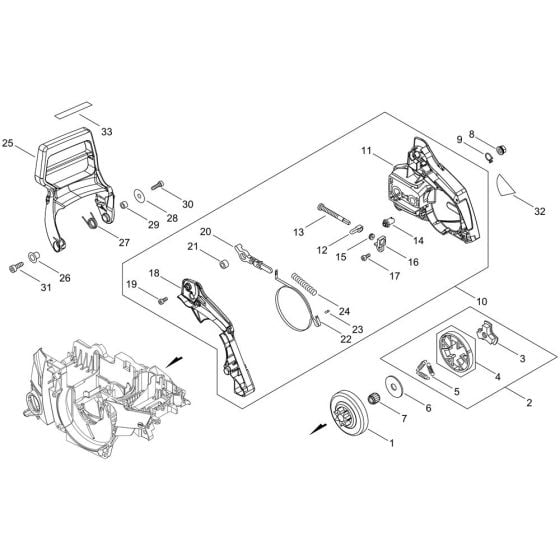 Chain Brake for ECHO CS-4510ES Chainsaw