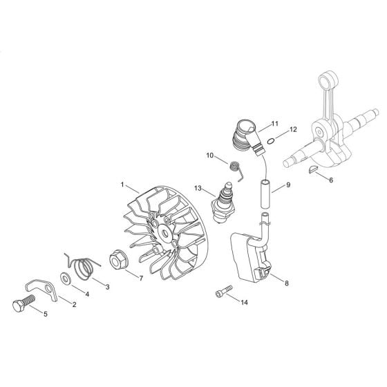 Magneto for ECHO CS-452ESX Chainsaw