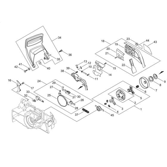 Chain Brake for ECHO CS-452ESX Chainsaw