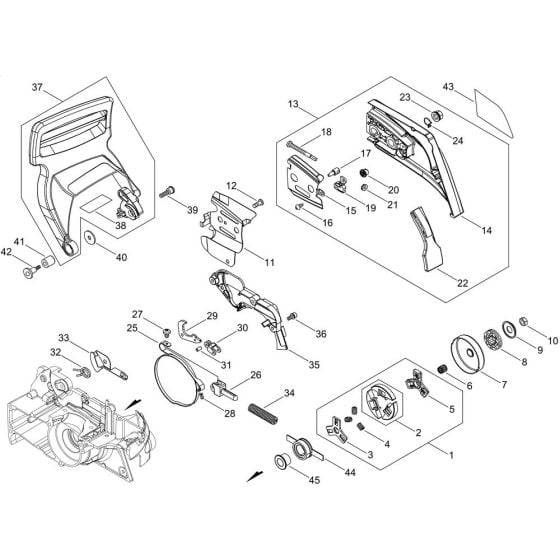 Chain Brake for ECHO CS-501SX Chainsaw