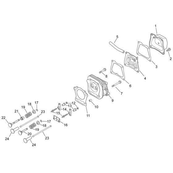 CylinderHead/Breather for Kohler CS10 Engines