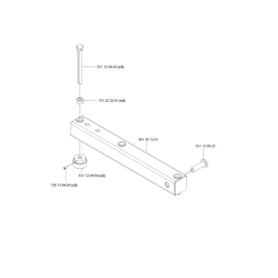 Column Assembly for Husqvarna
