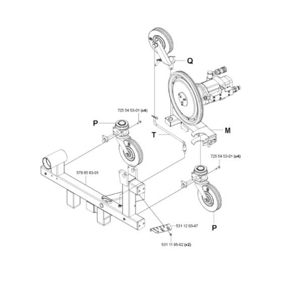 Frame Assembly for Husqvarna