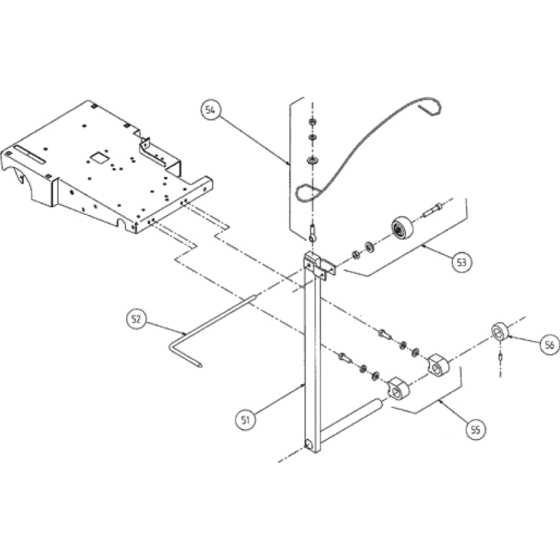 Cutting Guide Assembly for Norton Clipper CSB1D13HIA Floor Saw