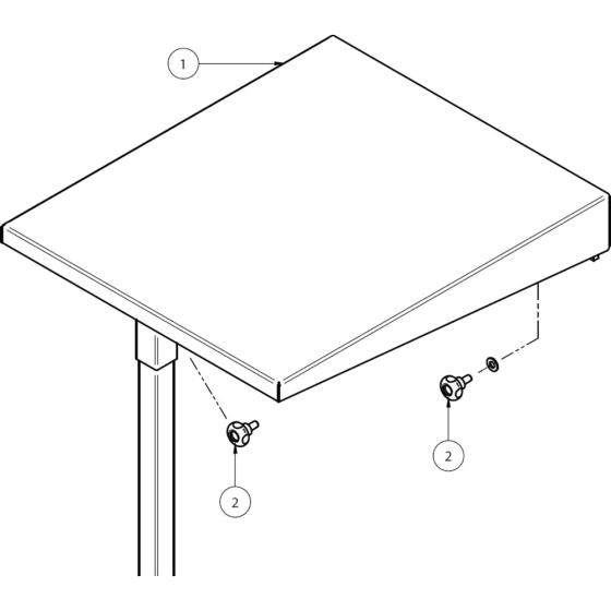 Table Extension Assembly for Norton Clipper CST120-400V Table Saw