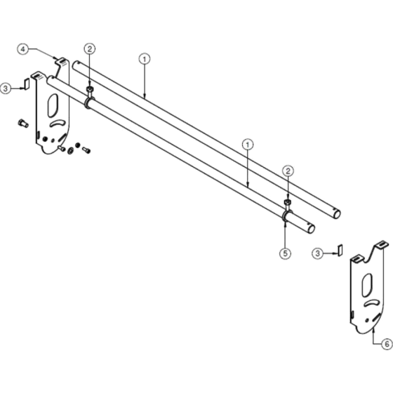 Guiding Axis Assembly for Norton Clipper CST120-UNO Table Saw