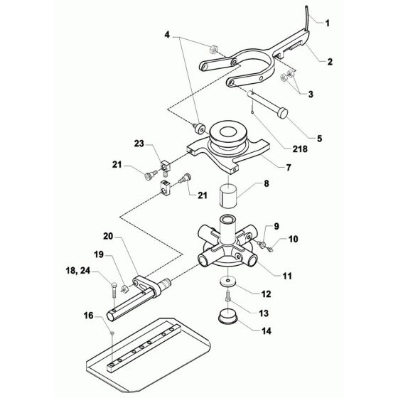 Blade Assembly for Wacker CT36EDT