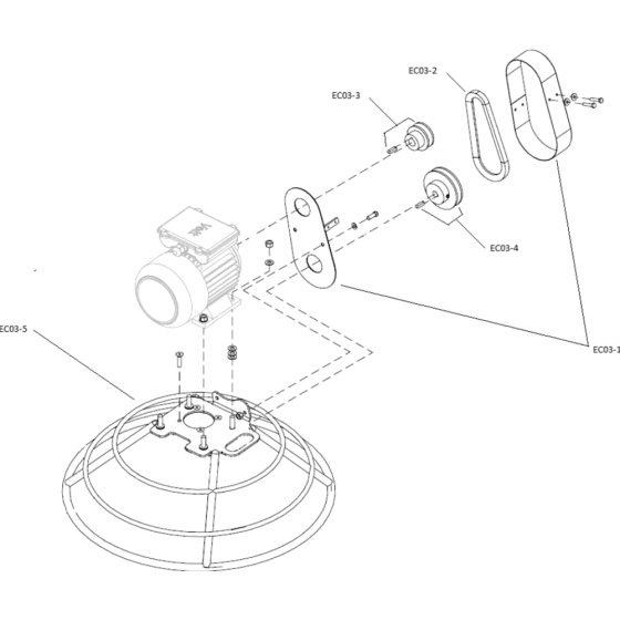 Engine Assembly for Norton Clipper CT600UNO Power Float