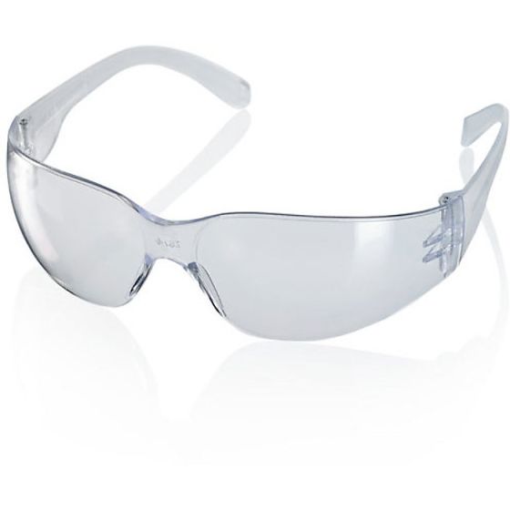 Ancona Safety Spectacles Wrap around Lens EN166 - Optical Class 1 FT Clear