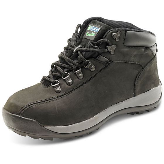 Click SBP Chukka Boot Leather Upper 200 Joule Steel Toe Cap Black Size 06