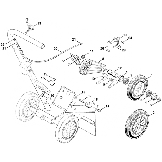 Cutquik Cart Stop Depth Wheel