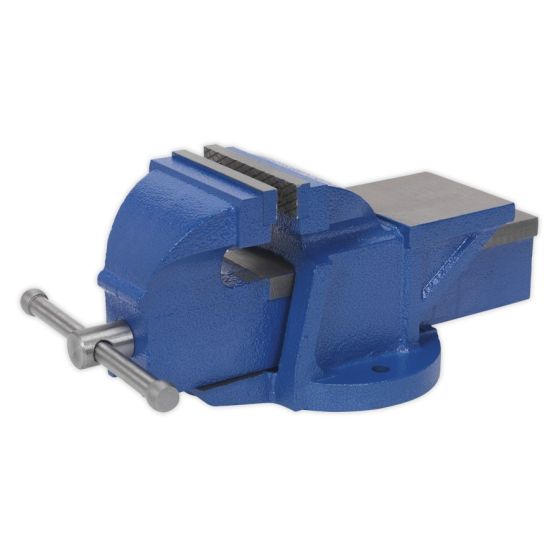 Vice 100mm Fixed Base Professional Heavy-Duty Sealey Part No. CV100XT