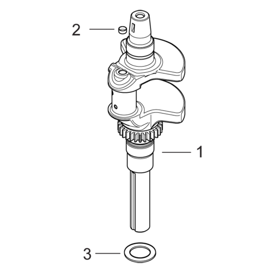 CrankShaft for Kohler CV17 Engines