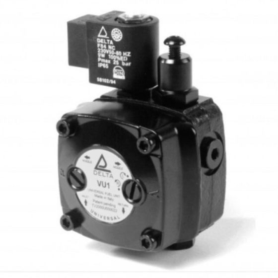 Fuel Pump Del Uni-Rot. - 240v Coil/8mm Shaft - D1.032 - V-TUF Pressure Washer Parts - D1.032