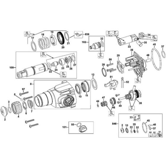 Plate Assembly for DeWalt D25032