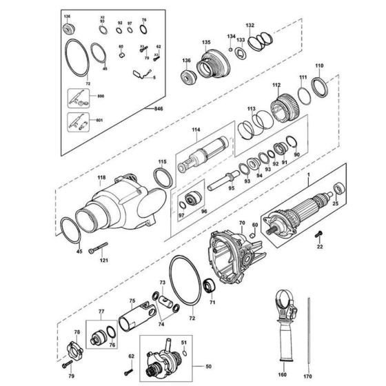 Clutch Assembly for DeWalt D25101K