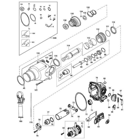 Clutch Assembly for DeWalt D25303K