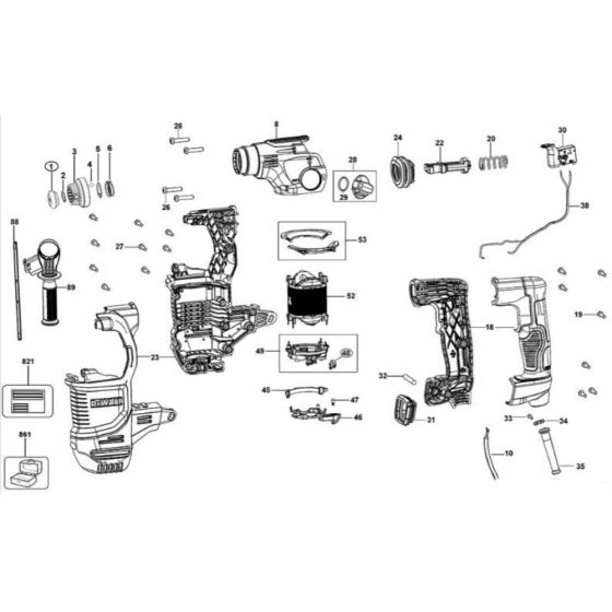 Piston Assembly for DeWalt Drill