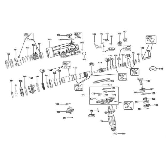 Crankshaft Assembly for DeWalt