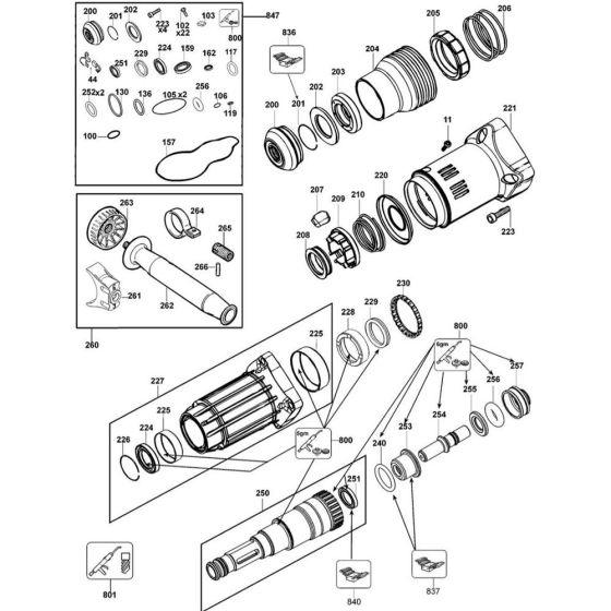 Side Handle Assembly for DeWalt