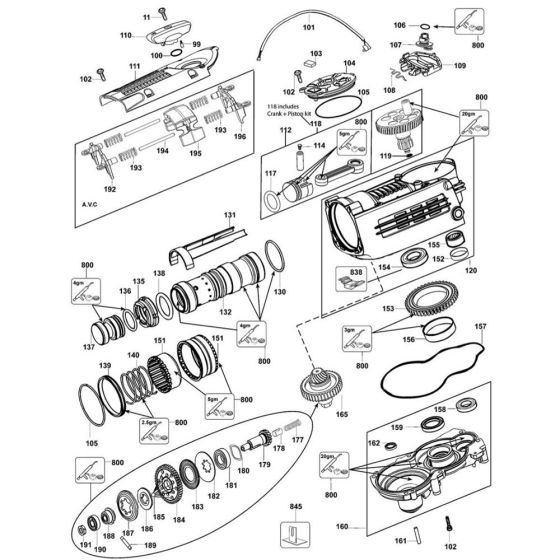 Crankshaft Assembly for DeWalt