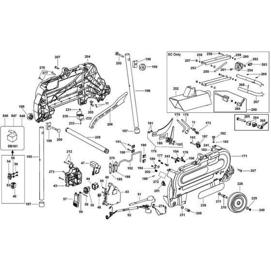 Leg Assembly for DeWalt Saw