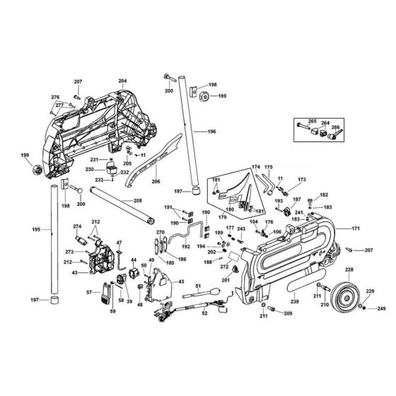 Leg Assembly for DeWalt D27107