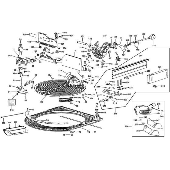 Rotary Table for DeWalt D27107