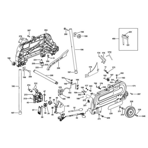 Leg Assembly for DeWalt Saw