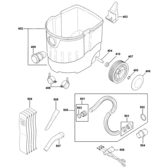 Hose Assembly for DeWalt D27902