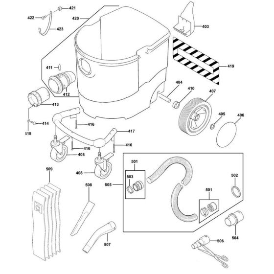 Hose Assembly for DeWalt D27902M