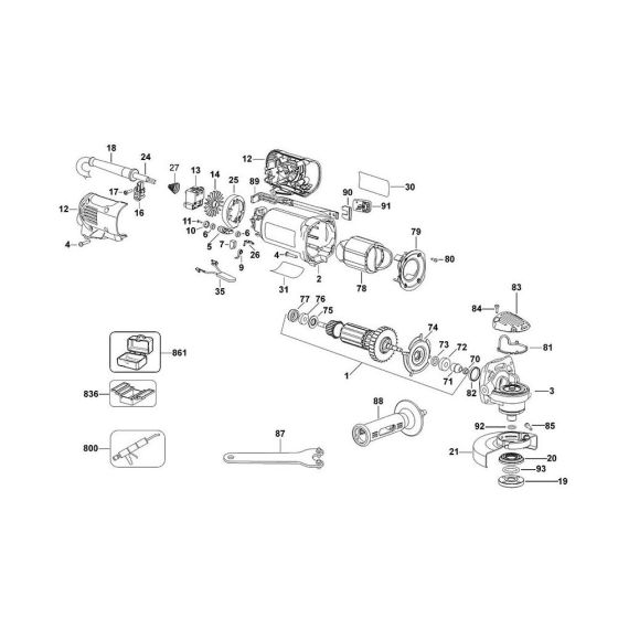 Main Assembly for DeWalt D28113