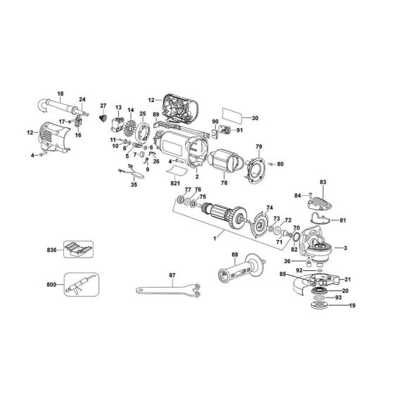 Main Assembly for DeWalt D28130