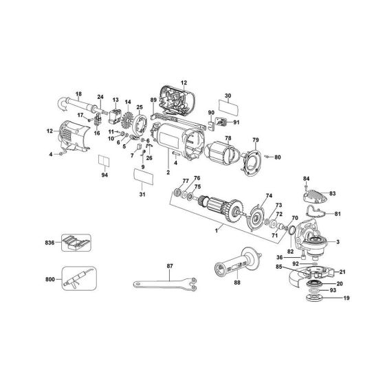 Main Assembly for DeWalt D28141