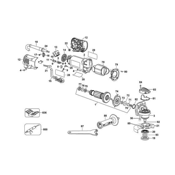 Main Assembly for DeWalt D28142