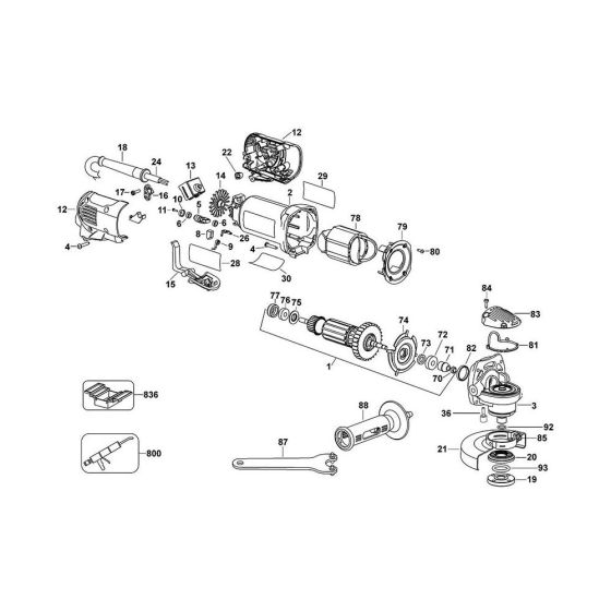 Main Assembly for DeWalt D28143