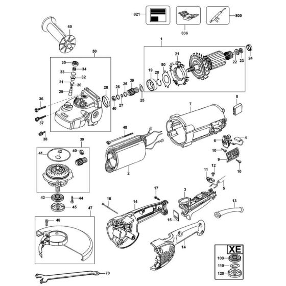 Main Assembly for DeWalt D28410