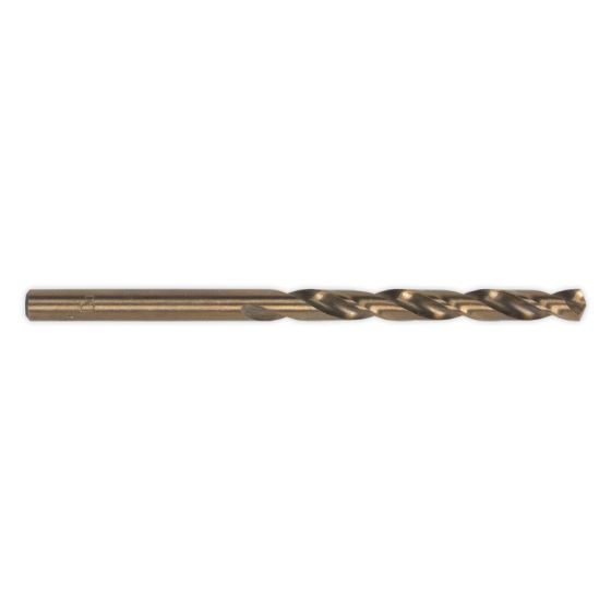 HSS Cobalt Fully Ground Drill Bit 1mm Pack of 10 Sealey Part No. DB010CB