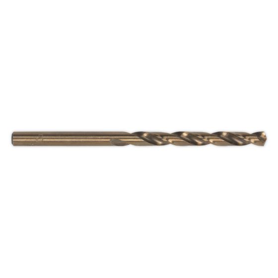 HSS Cobalt Fully Ground Drill Bit 5.5mm Pack of 10 Sealey Part No. DB055CB