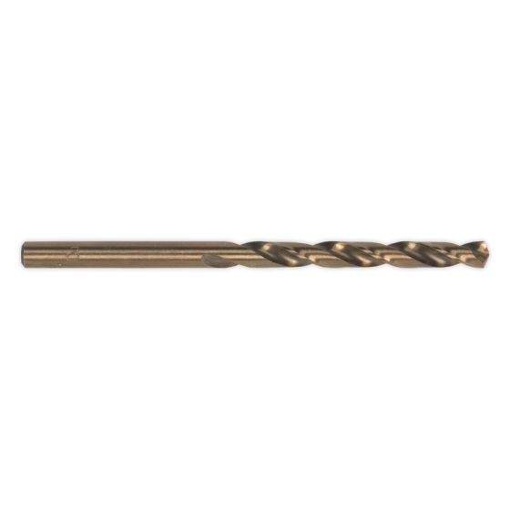 HSS Cobalt Fully Ground Drill Bit 7.5mm Pack of 10 Sealey Part No. DB075CB