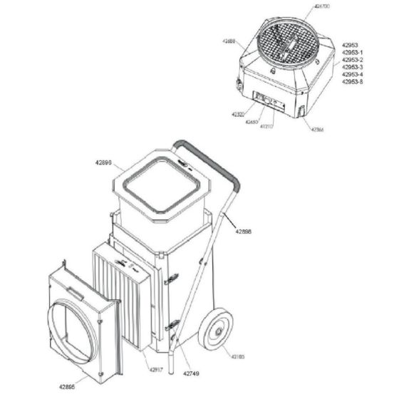 Main Assembly for DC AirCube 2000