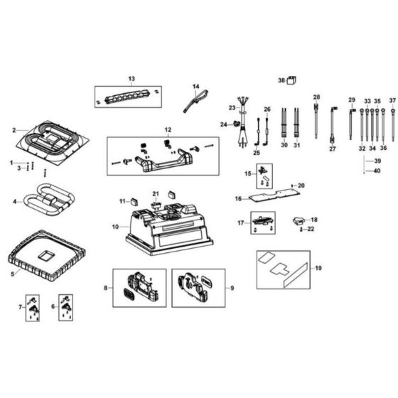 DeWalt DC020 Spotlight Assembly