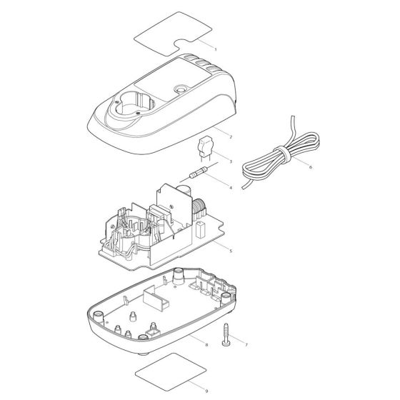 Makita DC10WA Charger Assembly
