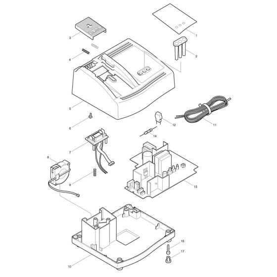 Makita DC14SC Charger Assembly