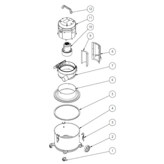 Main Assembly for DC 1800