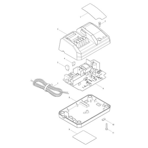 Makita DC18WA Charger Assembly