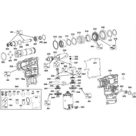 Crankshaft Assembly for DeWalt DC224K