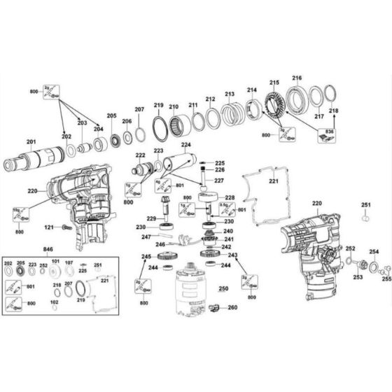 Crankshaft Assembly for DeWalt DC232K